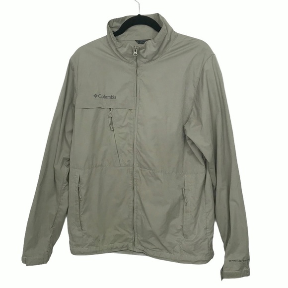Columbia Khaki Zip Omni Shield Utility Jacket - Picture 1 of 12